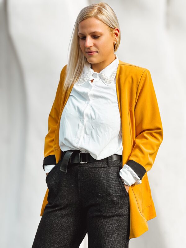 Blazer Wendy Trendy v živahni rumeni barvi