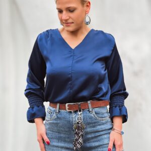 MI&ME modra bluza