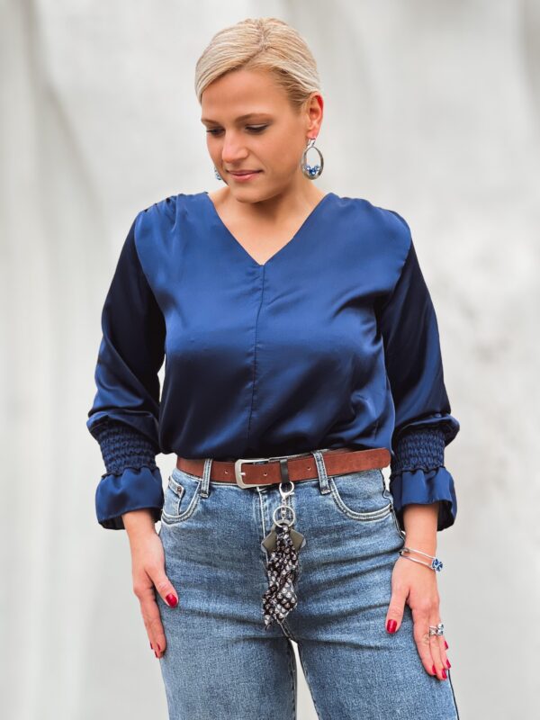 MI&ME modra bluza