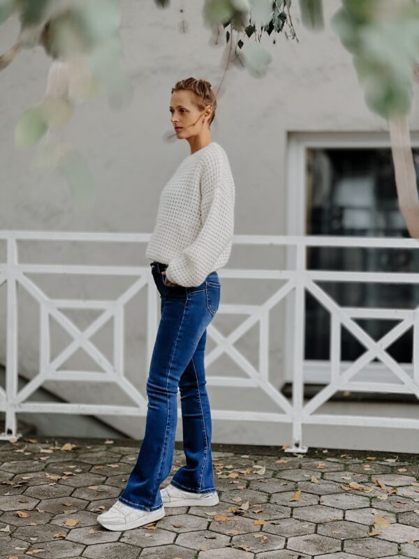 Klasične trapez jeans hlače - Image 3