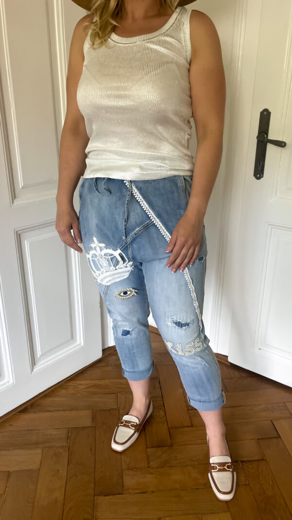 JEANS BAGY HLAČE - slika 2