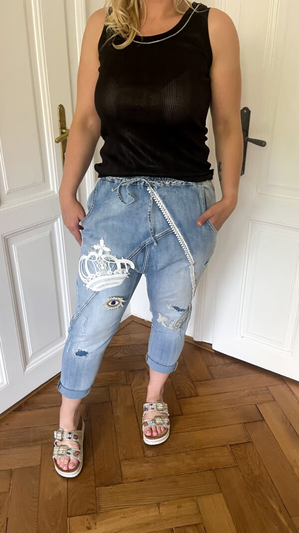 JEANS BAGY HLAČE - slika 4